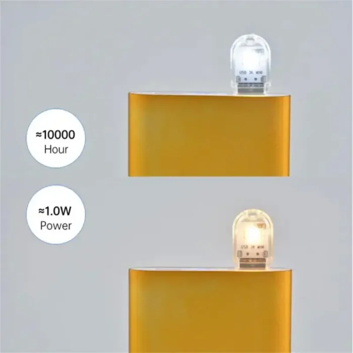 USB Plug Lamp LED Light For Power Bank/computer Mini Led Book Lamp Protection Night Light Laptop Small Reading Light - Imagem 2