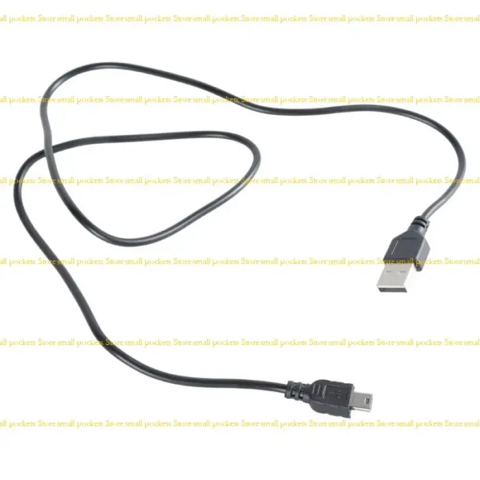 R1WD USB A Male to B Mini 5 Pin Data Sync Cable for Laptop Computer High Speed Data Transmission Durable - Imagem 2