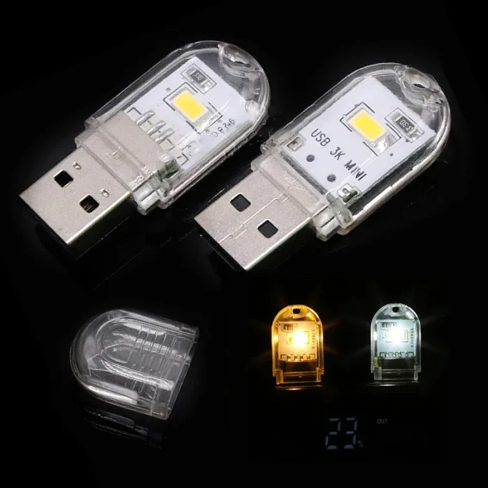 USB Plug Lamp LED Light For Power Bank/computer Mini Led Book Lamp Protection Night Light Laptop Small Reading Light - Imagem 5