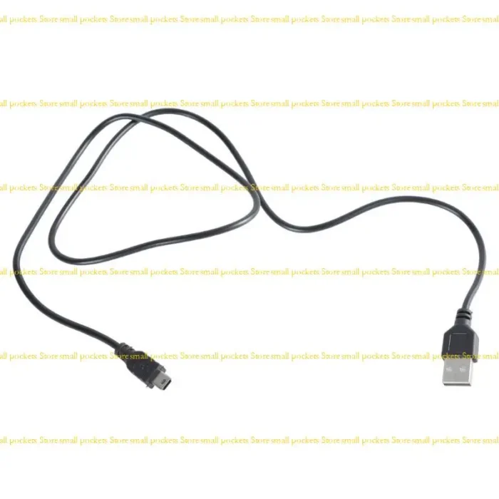 R1WD USB A Male to B Mini 5 Pin Data Sync Cable for Laptop Computer High Speed Data Transmission Durable - Imagem 3